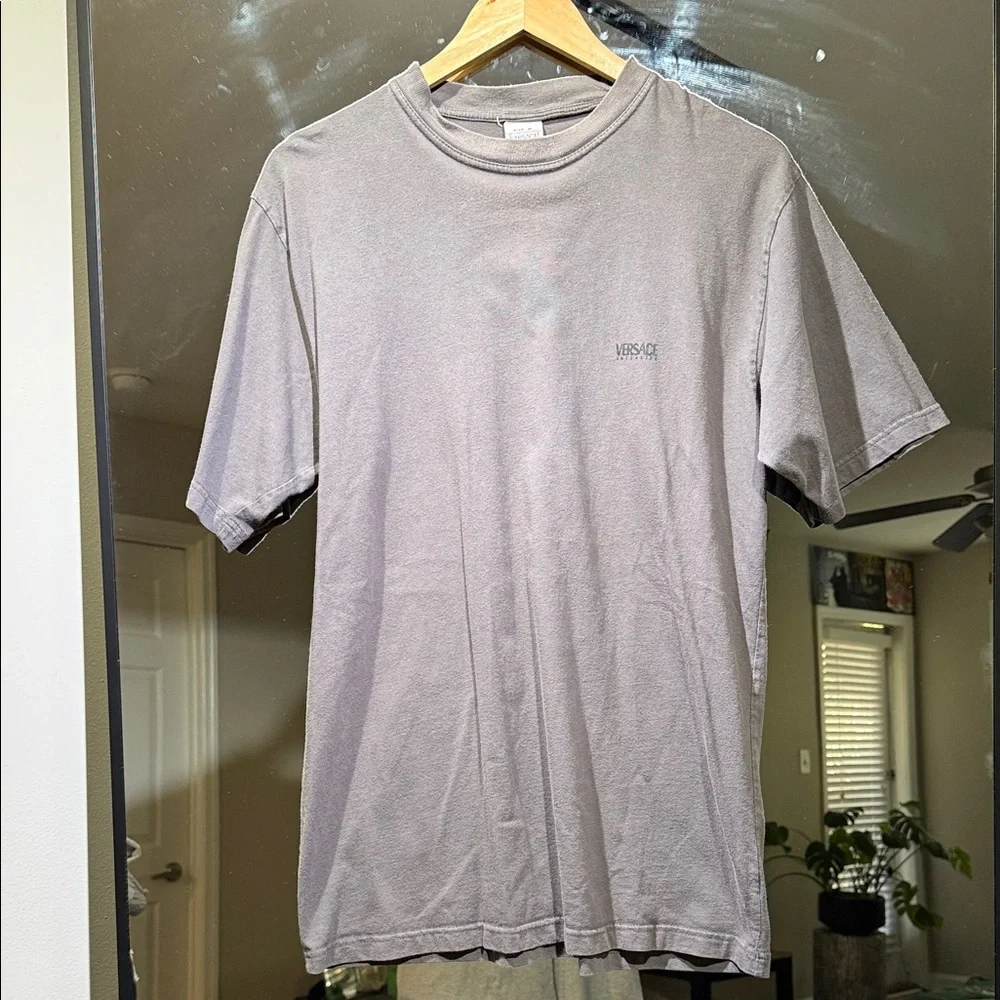 Vintage Versace intensive Charcoal Short Sleeve Tee - Picture 2 of 4